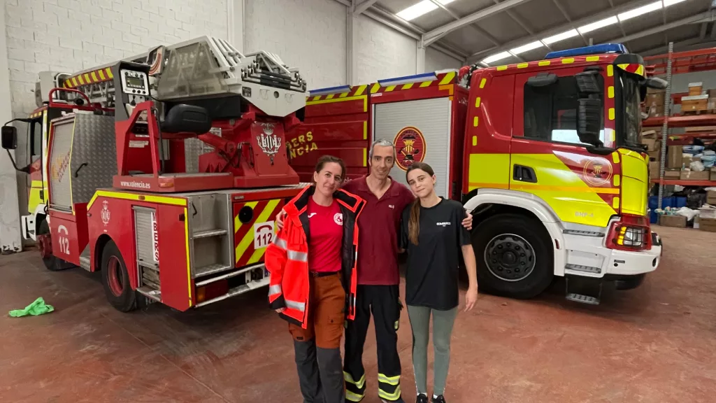 ISC Dana bomberos ayuda voluntario